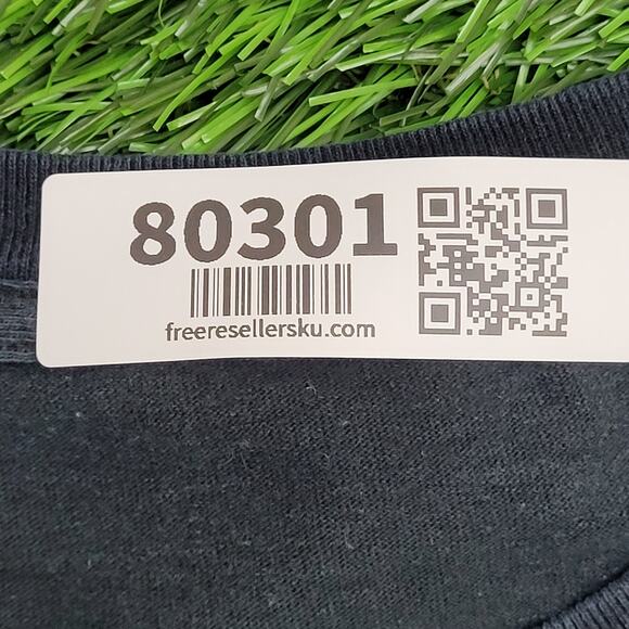 Flaming Skull Shirt Medium 21x27 Black - Picture 6 of 11